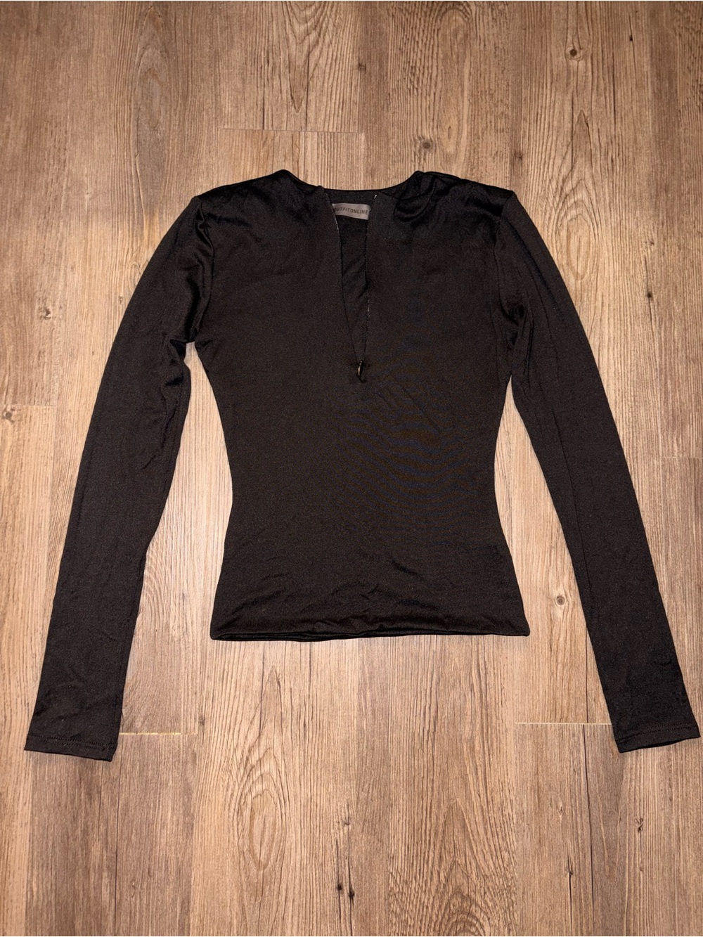My Outfit Online Long Sleeve Zip Top